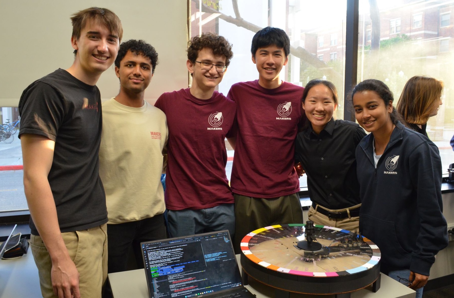 Jeremy Pogue with his Bartholomew Banksworth team